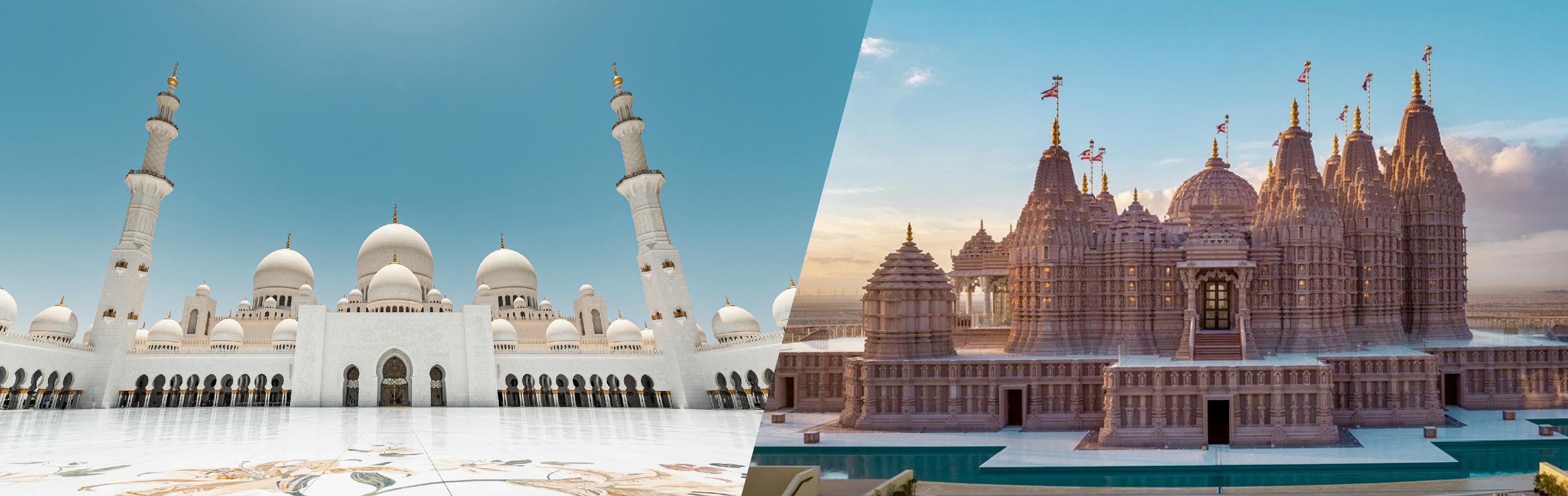 BAPS Hindu Temple And Sheikh Zayed Mosque Tour