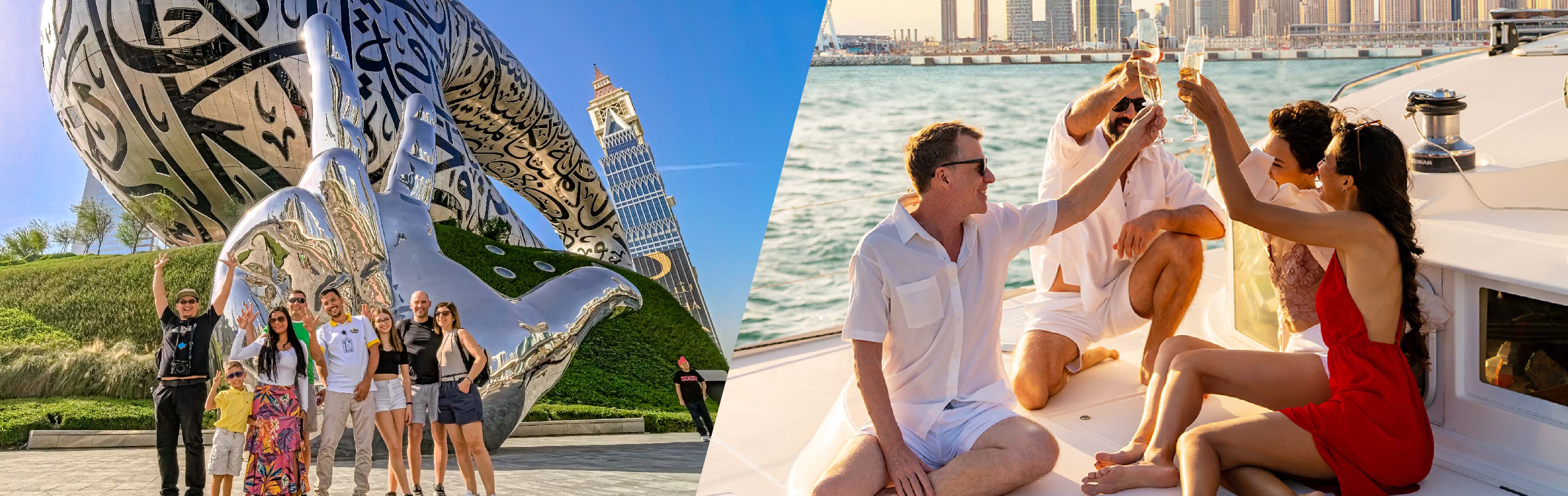 Dubai City Tour with Sunset Yacht Tour