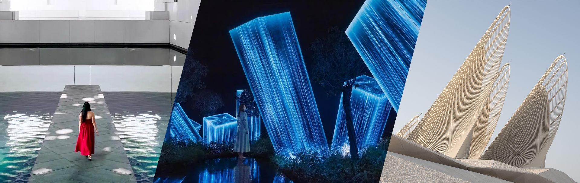 From Dubai: TeamLab, Louvre, & Zayed National Museum Tour